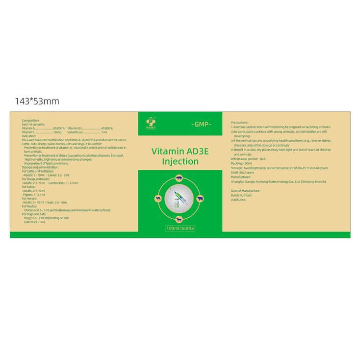 Vitaminum AD3E Iniectio